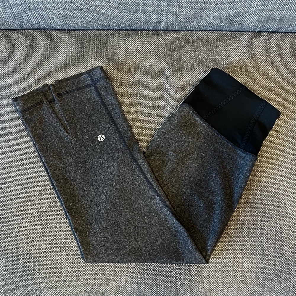 Lululemon Tadasana Slit Crop (size 4)